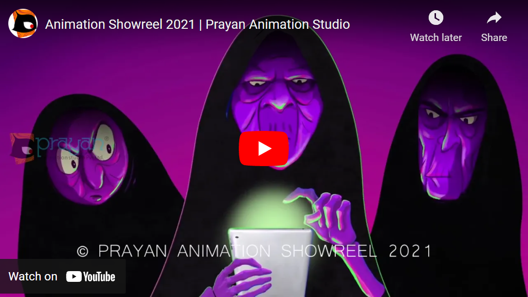 prayan animation showreel 2021