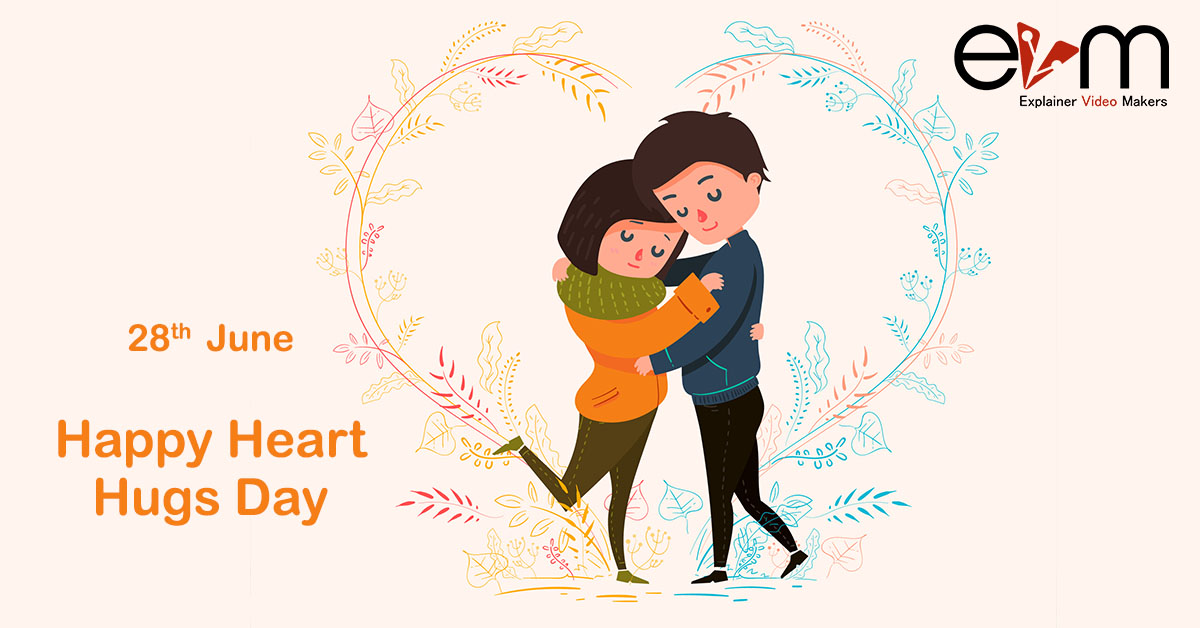 Happy Heart Hugs Day explainer video makers company in india