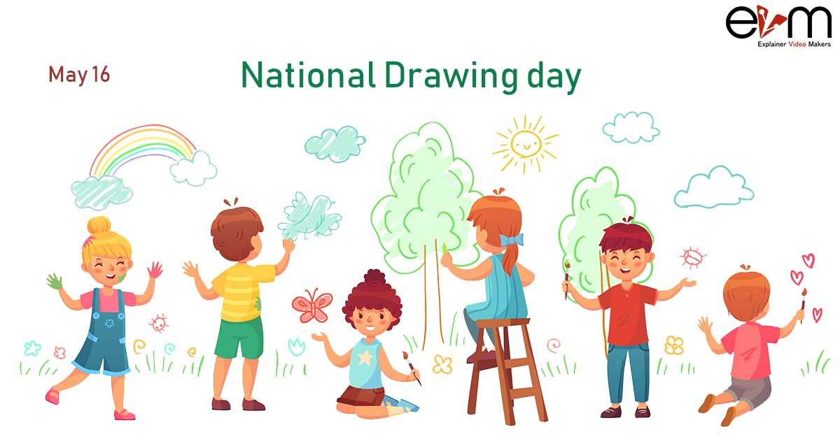 National drawing day explainer video makers
