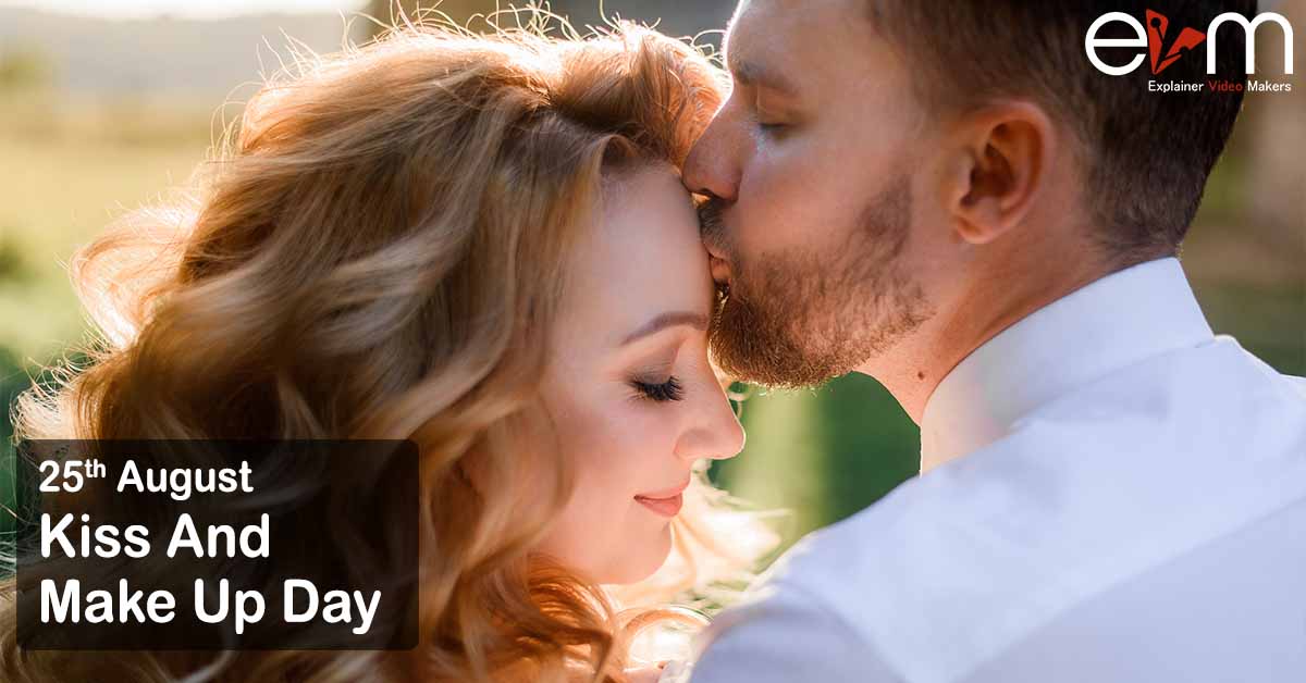 25th August Kiss And Make Up Day Explainer Video Makers